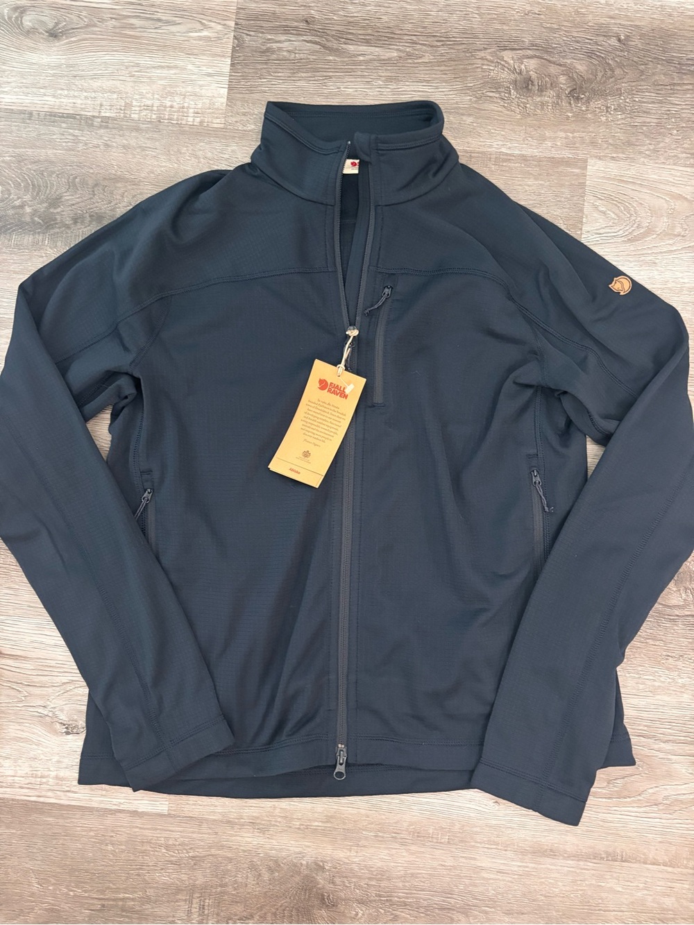 FjallRaven Abisko Lite Fleece Jacket W Large in Dark Navy - FjallRaven Jacket L